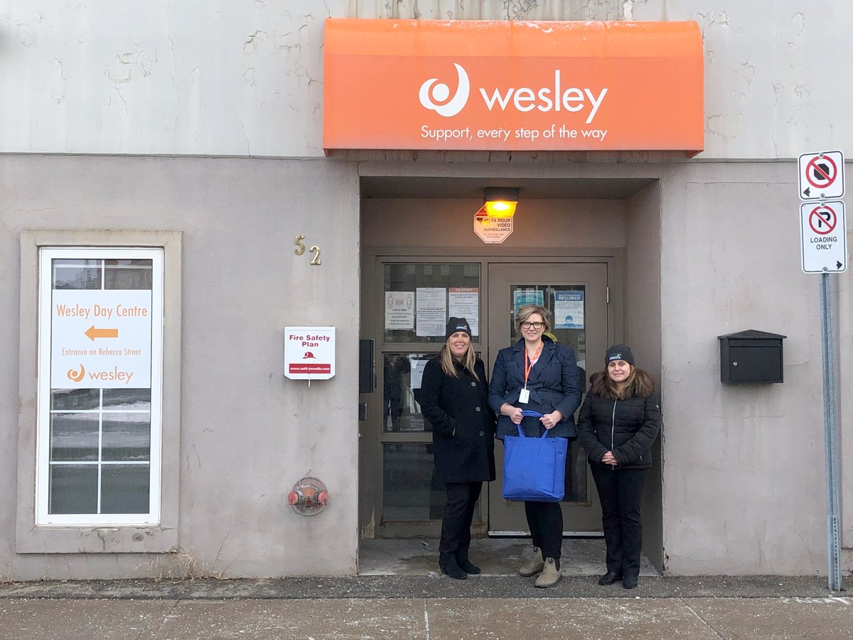 Thank you to our neighbours at @wesleyurban for welcoming us today! We are proud to support this incredible organization that helps address the root causes of homelessness. Read the full story here: alectra.com/news/hamilton-….