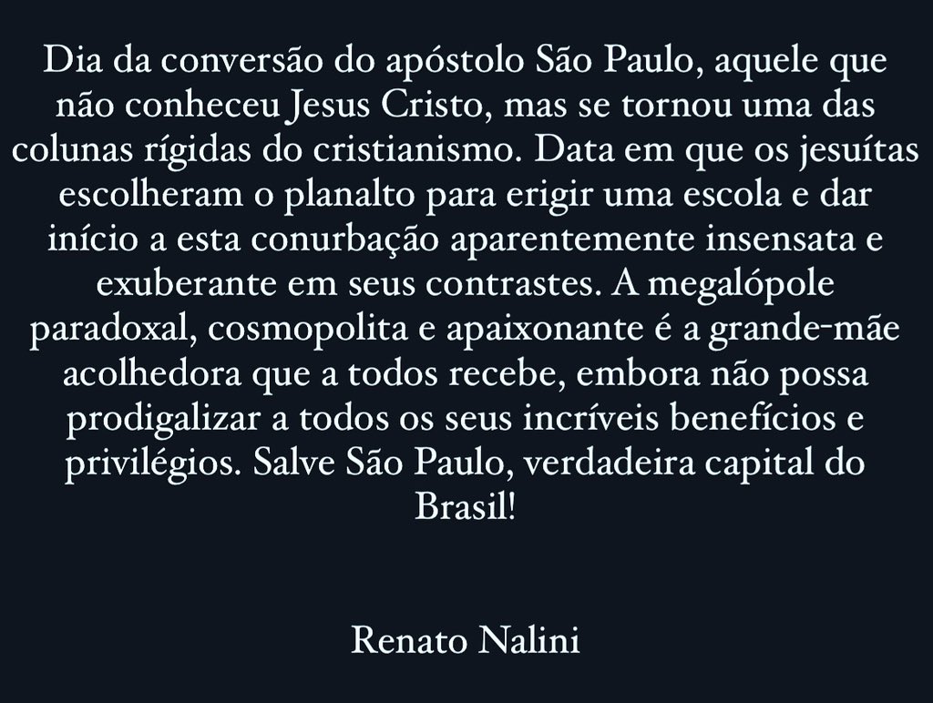 renatonalini's tweet photo. #25 #25dejaneiro #25dejaneiroaniversáriodacidadedesãopaulo #25dejaneiro2023 #dia25 #dia25dejaneiro #dia25dejaneiro2023 #janeiro #janeirobranco #janeiro2023 #2023 #quarta #quartafeira #feriado #aniversariodesaopaulo #aniversariodesp #saopaulo #sãopaulo #bomdia #bomdia🌞 https://t.co/v6Zj0UzO2N