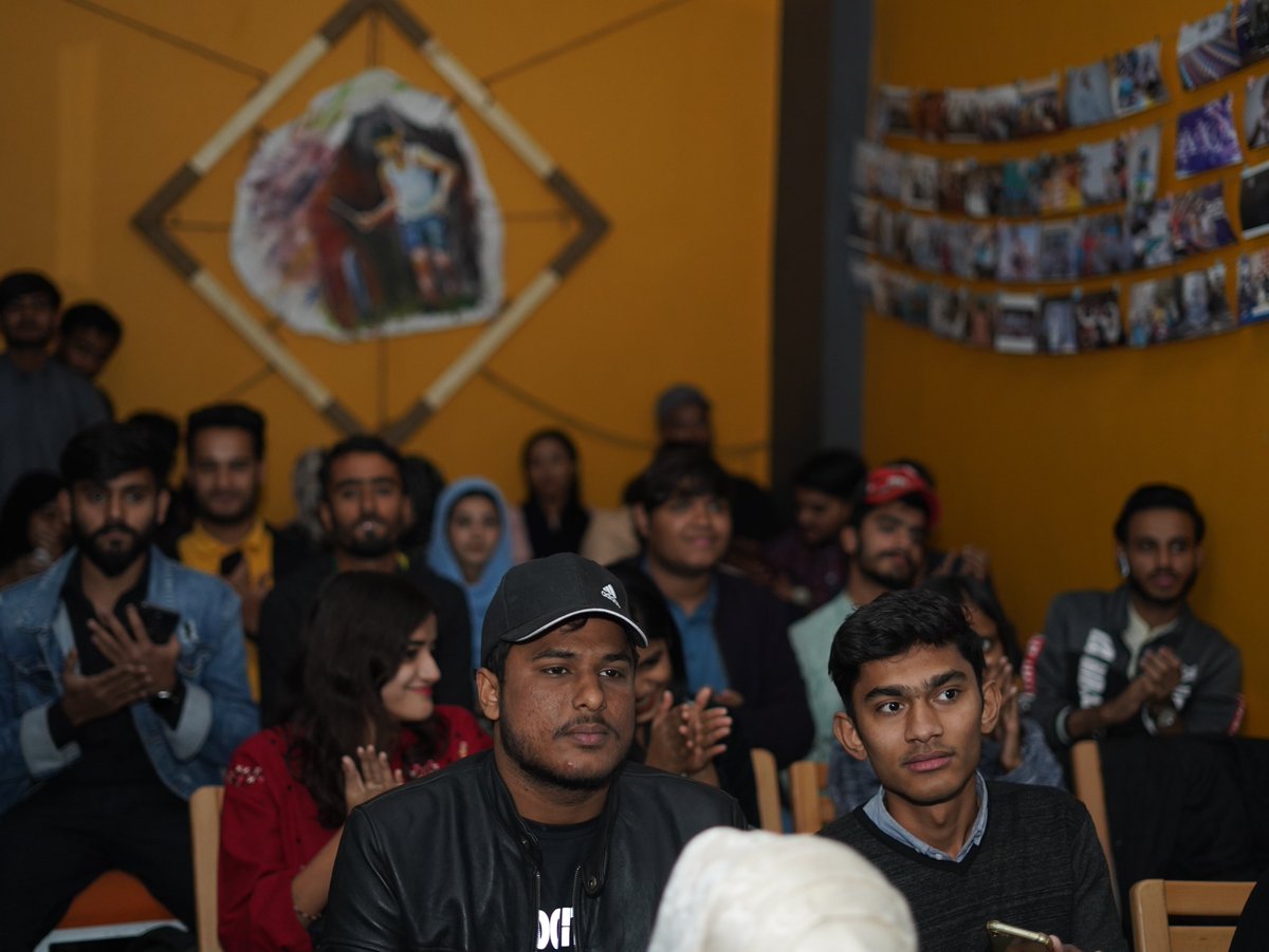 mehrghar's tweet photo. Thank you for making our inaugural Open Mic Night memorable with your music, poetry, and humour. 

#MehrGhar is thankful to all the wonderful people who attended our first Open Mic. We were delighted to receive such an incredible response and enthusiastic participation. https://t.co/PL87z3peSc