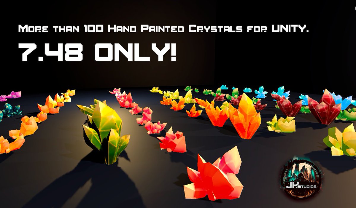 N0PN0PN0PN0PN0P's tweet image. More than 100 Rpg Crystals for your game :)
Hand Painted.
assetstore.unity.com/packages/3d/en…
#unity #unityassets #gamedev #gameart #gamedesign #unityasset #unitygames #indiegamedev #gameassets #gamedevelopment #indiedev #indie #indiegame