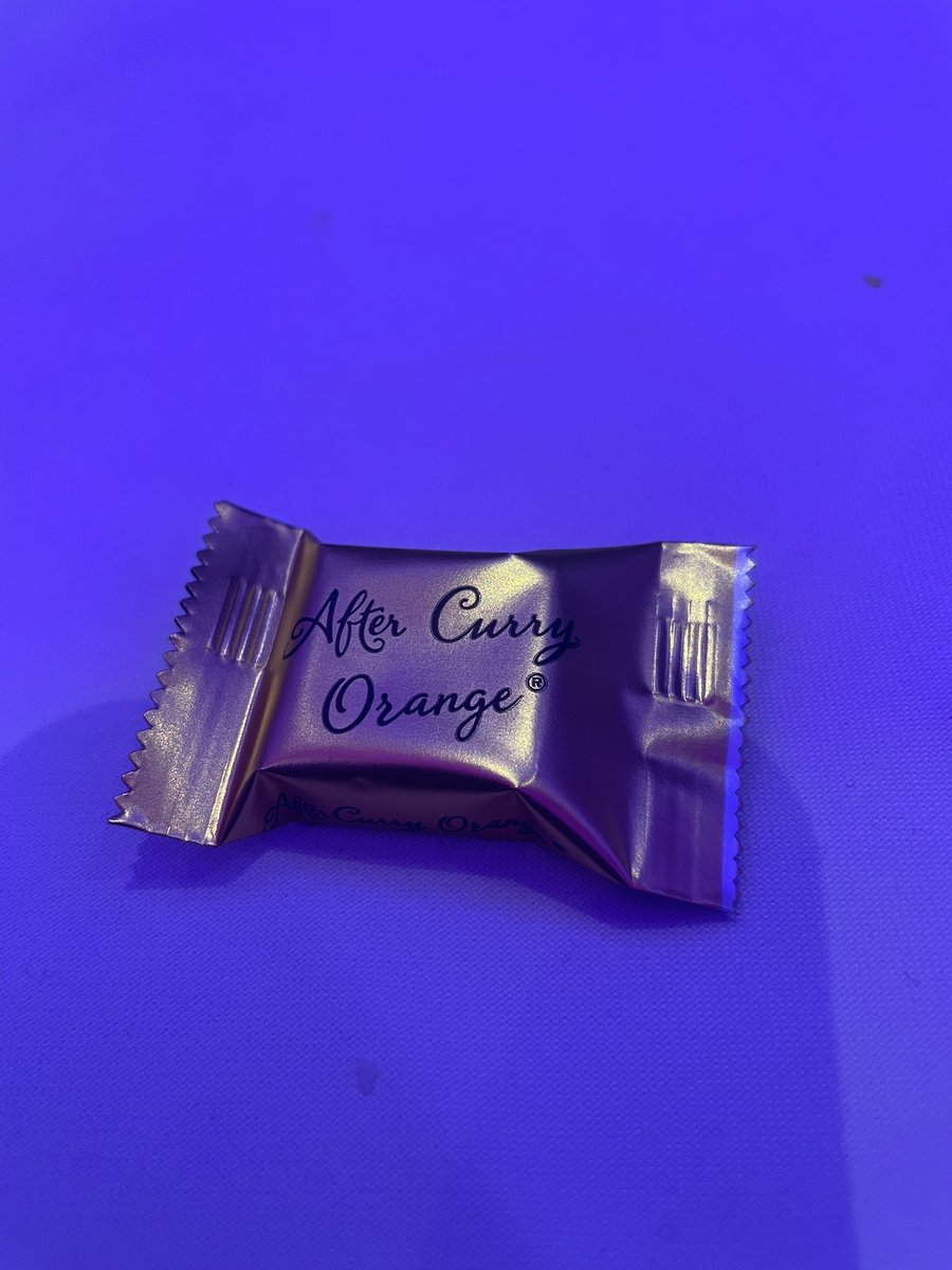 Goodbye #aftereight. Hello #aftercurryorange