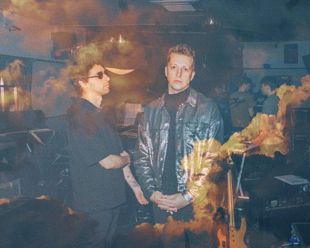 SuperCatPR's tweet photo. Doncaster duo Guest Singer (@yourguestsinger) release new single 'Divine Psychic Hotline' today through MNRK Music Group 📞

Inspired by Facebook Live streaming mediums, it's artful synth-pop ffo Nation of Language or Depeche Mode 👇

📺https://t.co/m3guMJxGpF

📸@callumokeefe_ https://t.co/jrSKkrfsVA