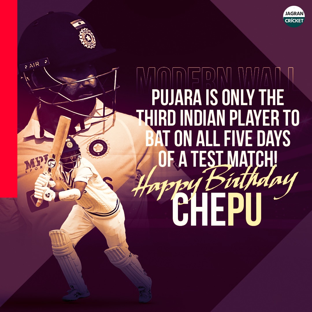 Happy birthday cheteshwar pujara   