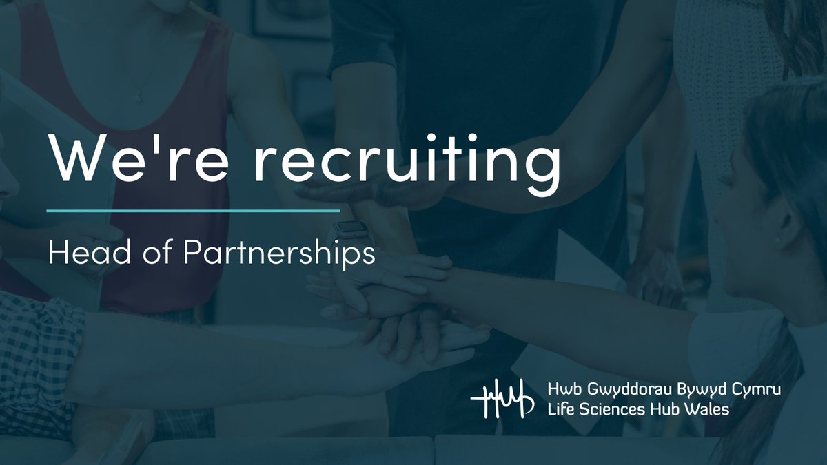 🚨 We're recruiting! 🚨  
  
We're on the lookout for:  
👉 Head of Partnerships 
  
⏰ Apply by 9 February: 
lshubwales.com/head-partnersh… 
  
#Recruiting #WalesJobs #LifeSciences #JobsInWales