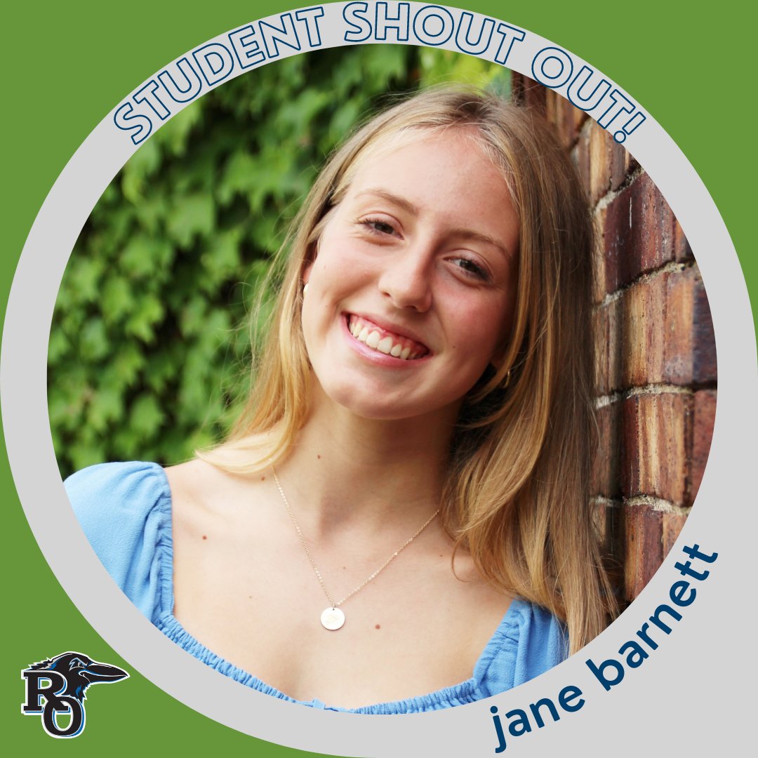🚨 STUDENT SHOUT OUT 🚨
ROHS Senior Jane Barnett has been selected as a Scholar-Athlete Award Finalist by the MHSAA!

Jane is one of 120 finalists out of 1,440 applicants. Way to go Jane!

#ROScommunityofexcellence #WayToGoWednesday #Way2GoWednesday #ScholarAthleteFinalist #MHSAA