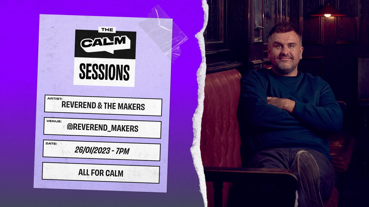 Calling all @reverend_makers fans 📢 The band's hosting a free gig tomorrow @ 7pm over on their Instagram. Sorry, Elon 👀 And it’s all in aid of CALM. Proper good music that'll help us stop suicide. See you down the front.