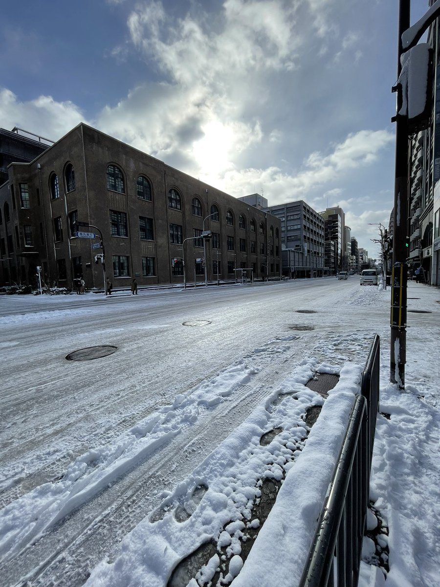 今朝の京都は白いところ全部凍ってて大変やったですね⛄️
明日からまた日常が戻るかな
#雪の京都 https://t.co/eosCSRrmDL