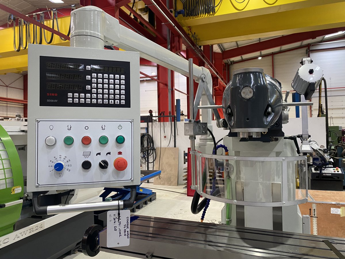 DidelonMO's tweet image. 📢 𝐕𝐄𝐍𝐓𝐄 𝐃&apos;𝐔𝐍𝐄 𝐅𝐑𝐀𝐈𝐒𝐄𝐔𝐒𝐄 𝐀𝐑𝐑𝐎𝐖 Type FU720G - client UNT situé dpt 39 📍

⚙ Tête universelle Type Huron
⚙ Courses 700x280x400mm
⚙ Table 1270x300mm
⚙ Broche verticale en S40 - 45 à 1660 tr/min

#vente #fraiseuse #arrow #UNT #DMO #mecanique