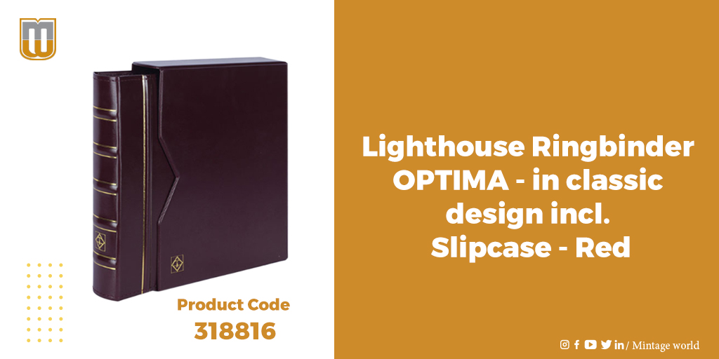 MintageWorld's tweet image. @MintageWorld presents Lighthouse #ringbinder product to keep all your coins safe and protected. #Lighthouse Ring binder has a 4-D type ring mechanism and can hold 60 standard coin sheets.

To buy &amp;gt;bit.ly/3HkweSp 

#mintageworld #lighthouse #optima #numismatics