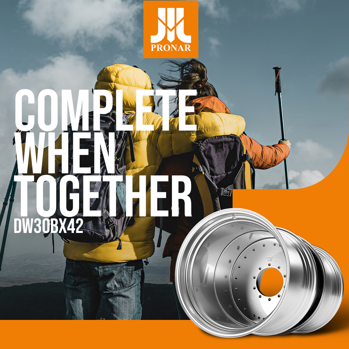 It’s cute when two sides are made for each other. Haters will say that destiny does not exist - it seems they did not hear about wheels destined for dual systems 💞

Wheels that are usually paired are designed for the largest machines that require the highest load capacity 🤓