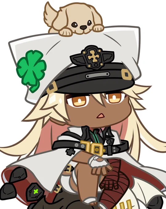 構図は公式が出してるこのSDキャラ絵が好きだったので、これを参考にしました  