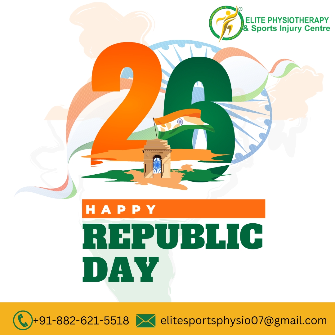 Elitephysio_in's tweet image. Elite Physiotherapy &amp;amp; Sports Injury
Centre Wishing Happy Republic Day 2023
#RepublicDay #26january2023 #physiotherpy
#elitephysiotherapyandsportsinjurycentre
