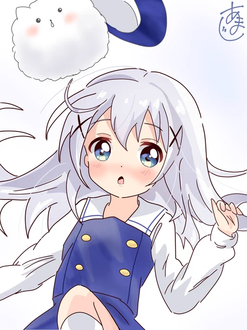 昔描いた線が太いチノちゃん#gochiusa 