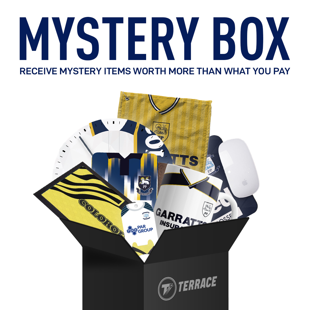 Fancy a Preston North End Mystery Box for FREE, full of retro and fan culture heaven? Available from // theterracestore.com/collections/pr… Simply retweet and follow for a chance to bag it free #pnefc