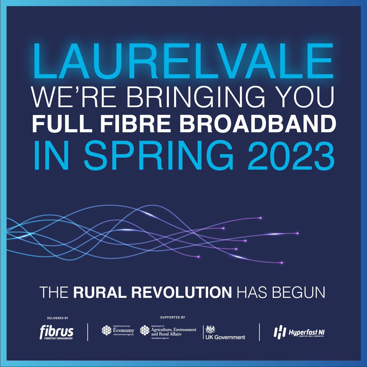 hyperfast_ni's tweet photo. Full fibre broadband is coming to Laurelvale and surrounding areas!  To hear more about our roll plan join our virtual event next Tuesday 31st January at 7pm!  

Tickets - https://t.co/3gI3HSsQay

See https://t.co/9t1v1gf5j4 for more details! https://t.co/TwBE8Yfaeg