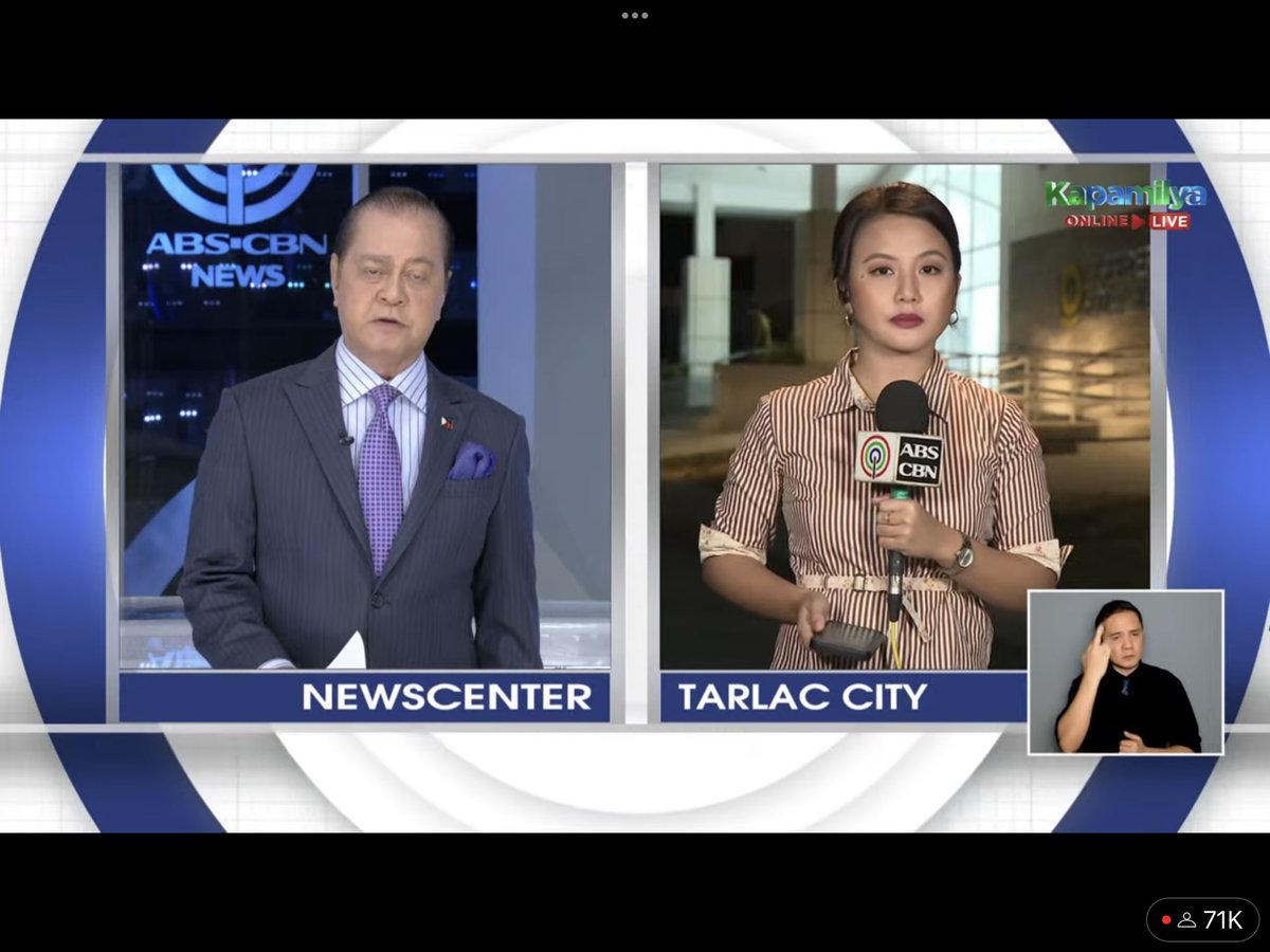 nikkodeg's tweet photo. .@biancadava and @jacquemanabat’s TV Patrol live report tonight with Kabayan.
♥️💚💙

Bianca is in Tarlac as a military plane crashed in a nearby province, Bataan, which killed two people.

Meanwhile, Jacque is in Isabela as a cesna plane is still missing as of this time. https://t.co/4H0gYMCG80
