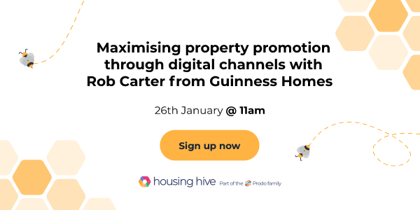 Prodo's tweet image. Will you be joining us on the #HousingHive 🐝 tomorrow? We'll be looking into how #HousingAssociations can maximise property promotion through their digital channels with @robertocartos from @GuinnessHomes 🥳 It's not too late to sign up:
eu1.hubs.ly/H02rMP40
#HousingSector