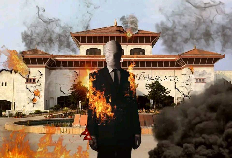 जलेको एक जना हो, पोलेको त लाखौं युवालाई
छ
विश्वका अनेक देशमा पुगेर गुलामी गर्दै, पुख्यौली
विर गोर्खाली इतिहास, सगरमाथा र गौतम वुद्दको
देश भन्दै गर्व गर्न बाहेक के छ तिमीसंग ?? 😢

प्रश्न सोध आफैले आफैलाई😭