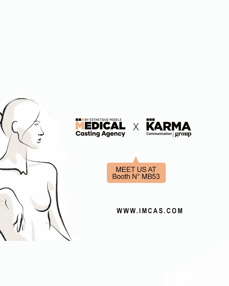 Rencontrons-nous à l’IMCAS !

Rejoignez-nous à notre stand n°MB53 ou contactez-nous en MP pour convenir d’un rendez vous, nous viendrons à votre rencontre.

A très vite !

#imcas #imcasparis #imcas2023 #agencekarma #karmacommunication  #esthetiquemodele #medicalcastingagency