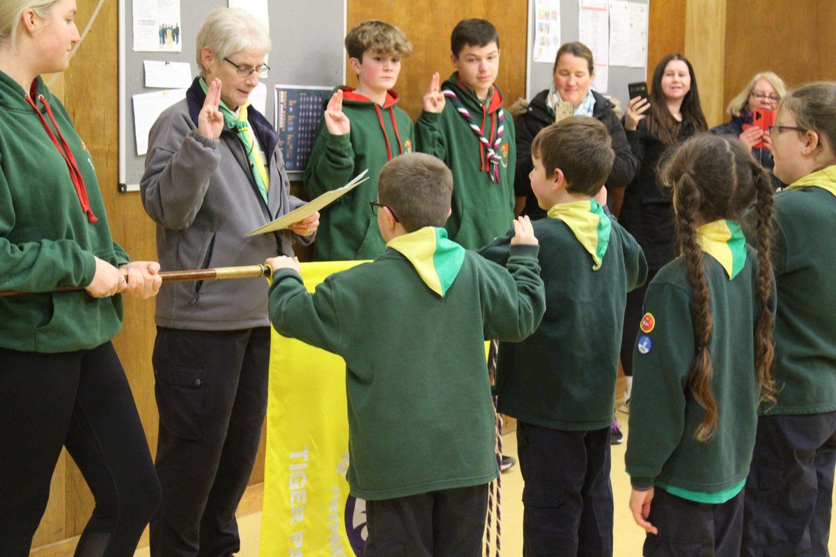 2ndIfieldScouts's tweet photo. This week Tiger Cub Scout Pack welcomed two new members as they were invested into the Pack #scouts #skillsforlife #cubscouts #goodforyou #volunteering #ifield #crawley #2ndifield #wsscouts https://t.co/0D9mtf9ug8
