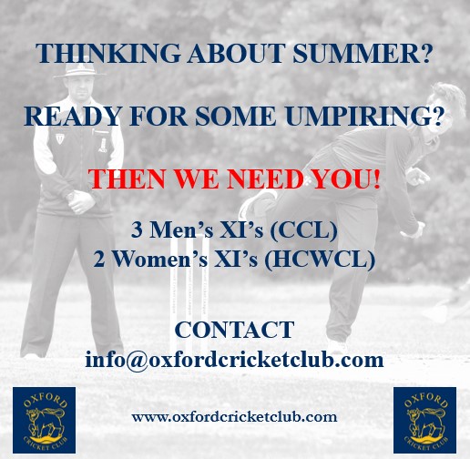 Oxford Cricket Club (@oxcricketclub) on Twitter photo 