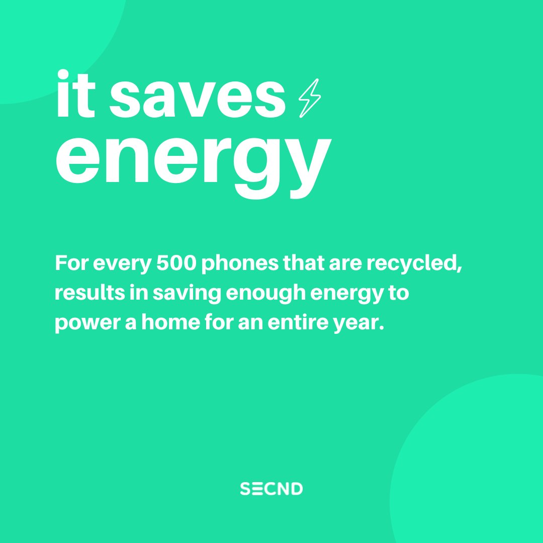 Secnd_app's tweet photo. Buying a used phone helps the planet🌍 Give your tech a Secnd chance📱 #tech #preloved #secnd https://t.co/jfa7xoYXMA