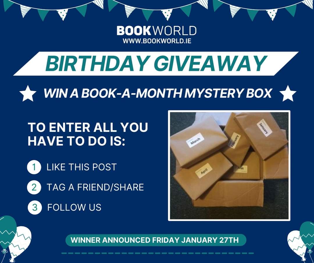 🎈2-Year Birthday #Giveaway

💫WIN A BOOK-A-MONTH MYSTERY BOX💫

12 individually wrapped books labelled so you can have a surprise gift every month in 2023 

How to enter:
✨Like this post
✨RT &amp; Tag a friend in the comments
✨Follow us 

Winner TBA Fri 27th Jan

Good Luck 🤞