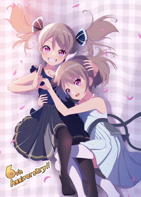 ららマジ6周年おめでとうございます!ゔぃおらさん () 企画のららマジ6周年合同誌に、寄稿させていただいたイラストです #ららマジ 