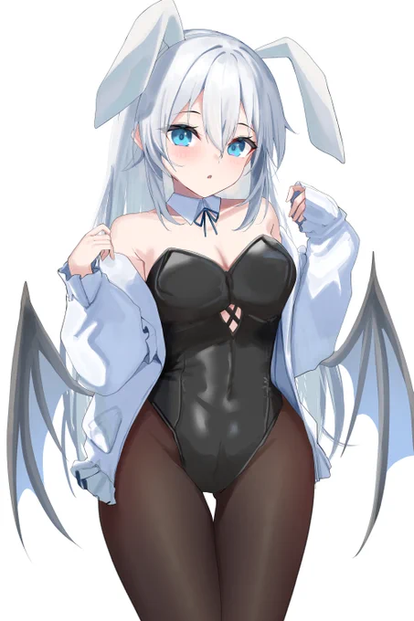 悪魔とバニーと白髪ちゃん 