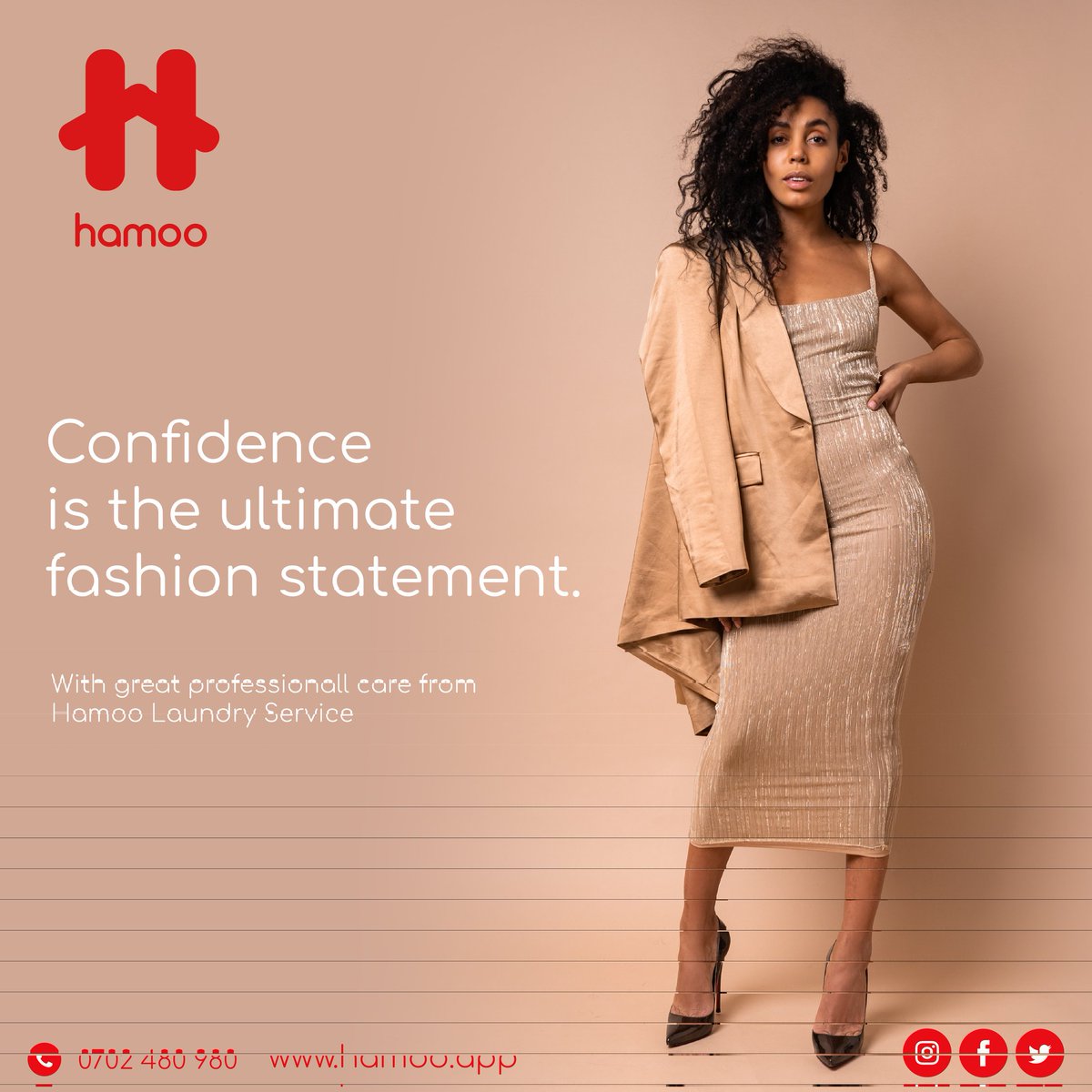 HamooKenya's tweet photo. Leave your laundry worries behind and step out with confidence with Hamoo Laundry services
.
.
.
#confidence #fashion #laundry #laundryservice #hamoo #kenya https://t.co/wjbQEFYUYd