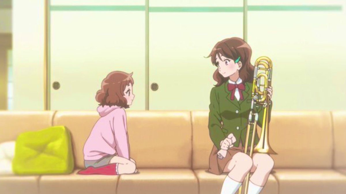 響けユーフォニアム2 公式クリアファイル　黄前久美子　黄前麻美子 クリアファイル 黄前久美子＆高坂麗奈 A4クリアファイル 「Blu