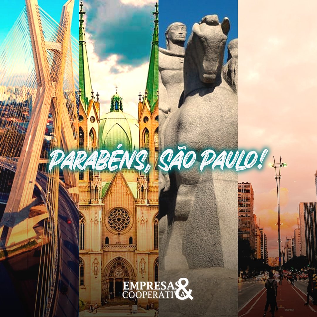 ECooperativas's tweet photo. Feliz aniversário, São Paulo!

#aniversariodesaopaulo #sp #saopaulo469anos #sp469anos https://t.co/e1VIXcXAKB