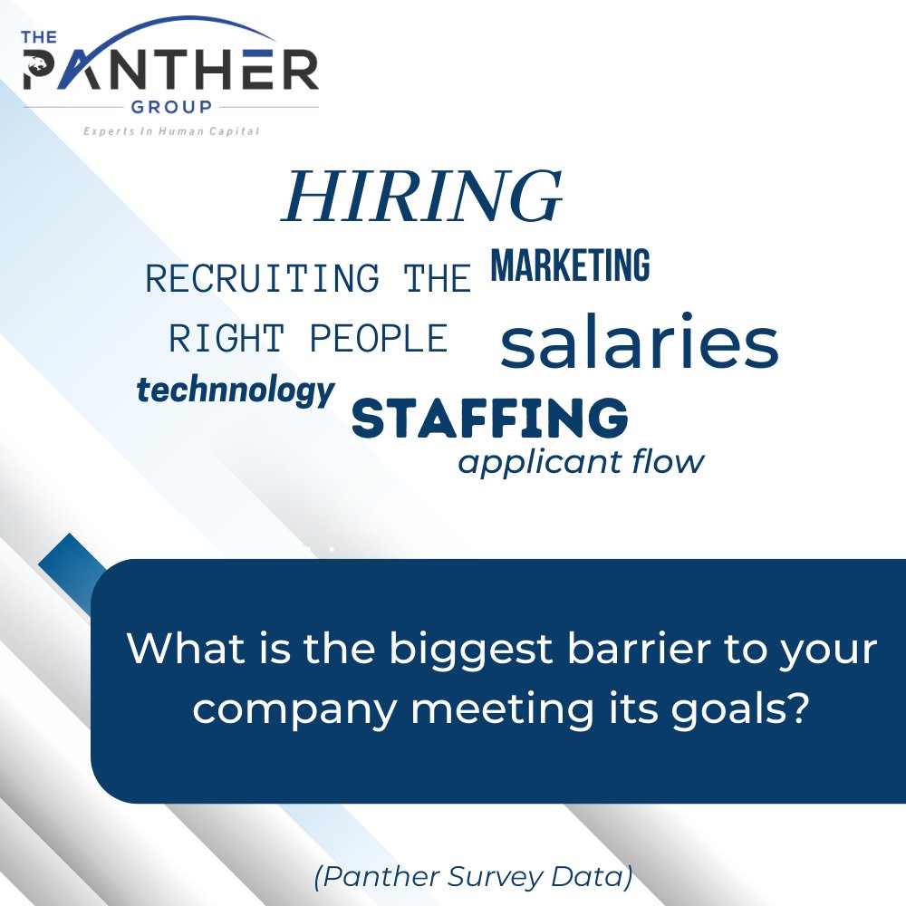#SurveyData ! 

👋🏿Bust through those recruitment barriers!  🎯

Explore this free #HiringGuide for resources-> 
nsl.ink/8GpY

#PartnerWithPanther #Hiring #INeedPanther