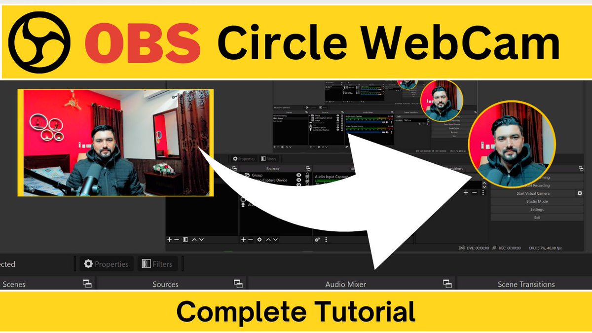 Hafiz_shehzi84's tweet image. How to Make Circle OBS Webcam | How To Create A Circular Camera In OBS Studio | Tutorial Urdu/Hindi

youtu.be/VjgFX60xlH4

👆👆👆👆👆👆👆👆👆

#obsstudio
#obstutorial
#obscircle
#howtomakecircle
#OBS