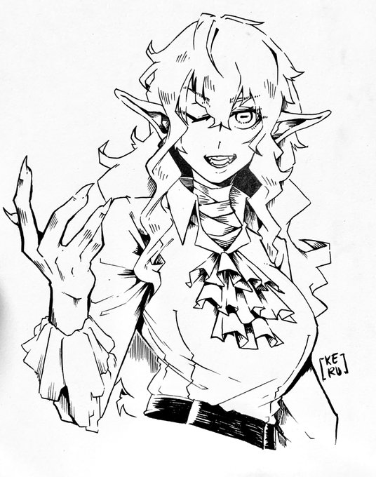 My best friend @HijiriKakeru drew Ish on paper while he came over to my house. 