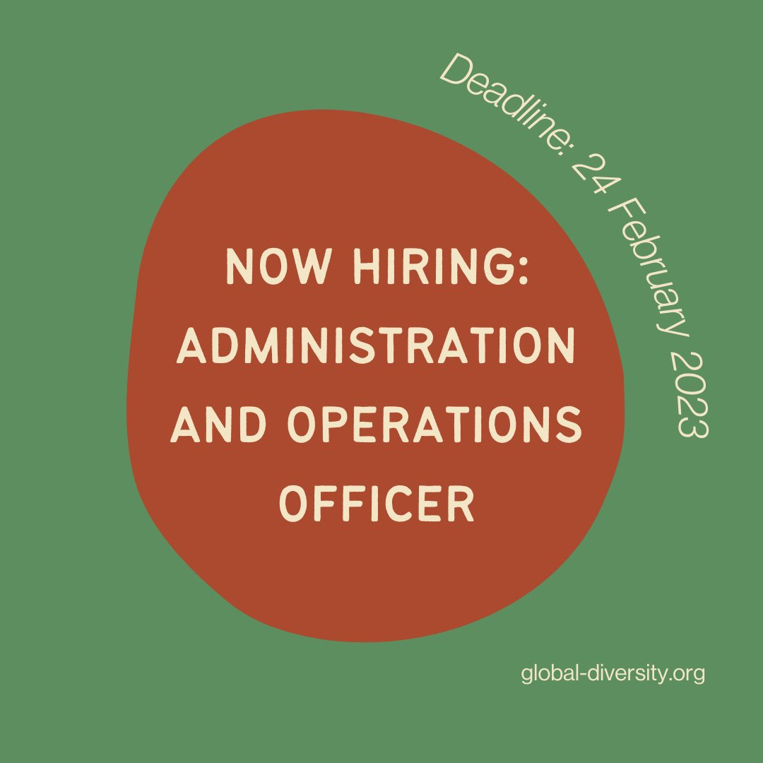 💼 We are looking for a dynamic, diligent and organised individual to join our small but growing team! This role will entail ensuring the smooth day to day operations of our work by overseeing administration, governance and HR. 

bit.ly/3WBeKpo 💼
#admin #hr #vacancy