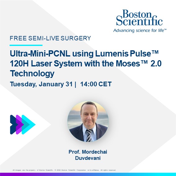 BSCEMEA_Urology's tweet photo. Do you want to learn more about how to perform an Ultra-Mini-PCNL using the latest holmium laser technology?
Prof. @MDuvdevani  and his team at the Hadassah Hebrew University Medical Center (Israel) will show all the steps and tricks
Register now https://t.co/SMyoU2LG6R
#BSCEMEA https://t.co/0fjdiyMgXK