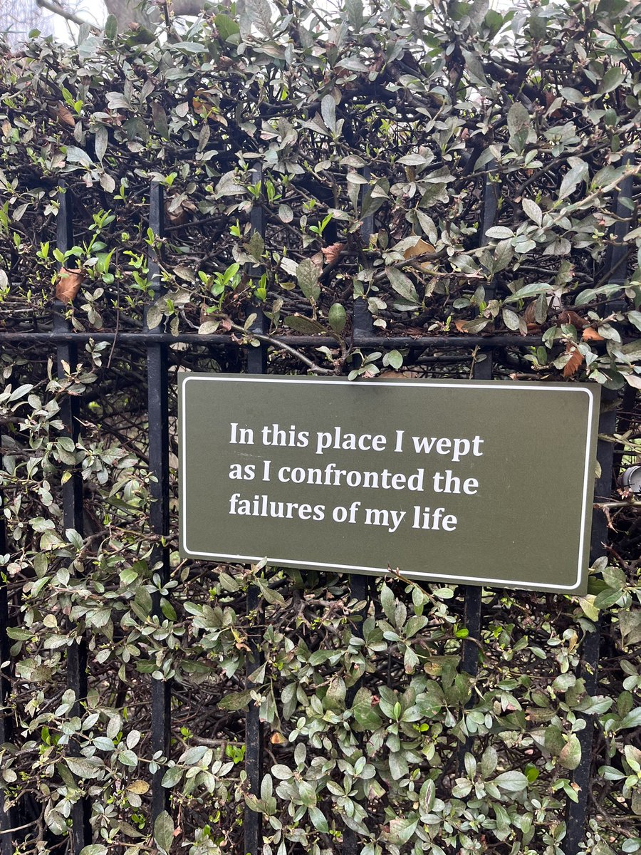 No wonder I love London so much—street signs reflect the state of the soul