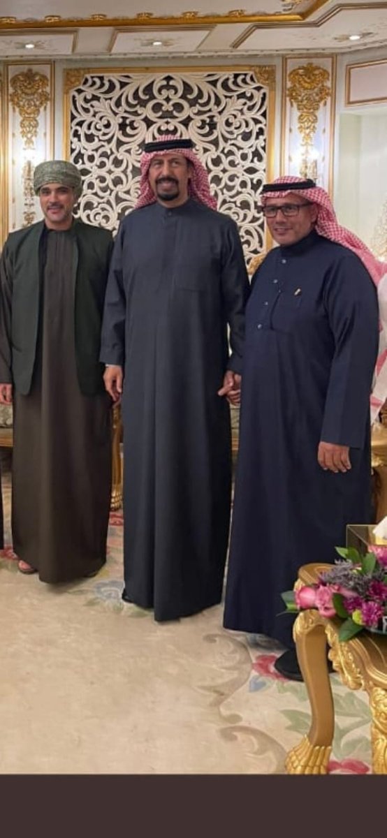 مع أخي الغالي معالي الشيخ علي الخالد الصباح والأخ الغالي فيصل بن تركي   سفيري  الكويت وعمان لدى المملكه