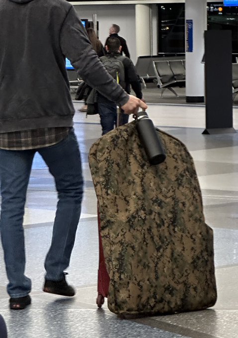 Imagine being so insecure about wanting wrinkle-free laundry that you need to put it in a camouflage