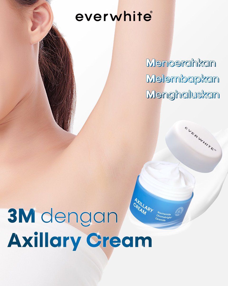 Everwhiteid's tweet photo. 3M??👀 apaan tuu😱 
✅Mencerahkan
✅Melembapkan
✅Menghaluskan

Kamu bisa dapetin 3M dengan pake Axillary Cream 😜 #Axillary #PencerahKetiak https://t.co/v4lmfK7ciY