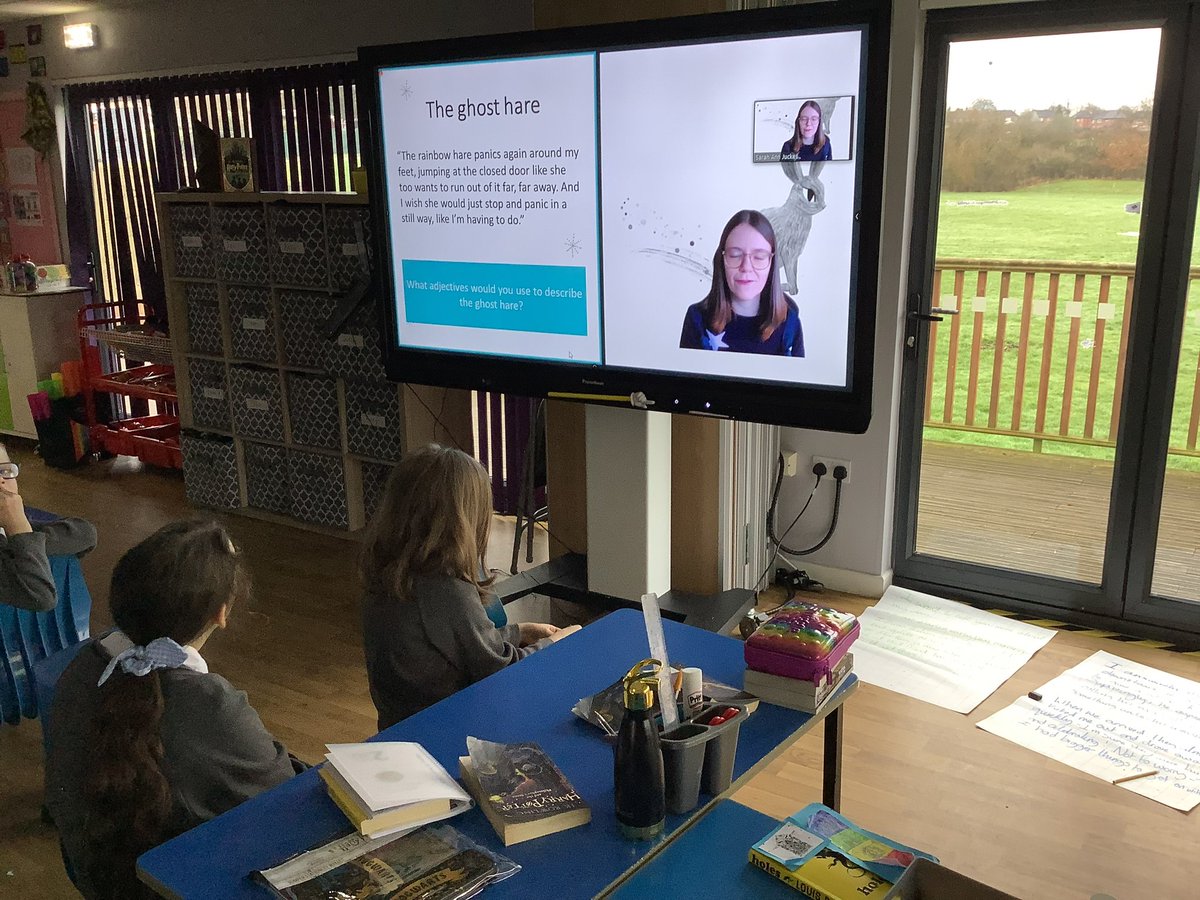 Year 5 have loved this mornings #virtualschoolevent with @sarahannjuckes <a href="/Waterstones/">Waterstones</a> apparently I need to get them a book each for tomorrow to continue reading!! 📚 💰 Thank you so much for the inspiration!