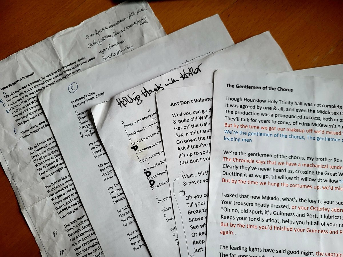 Matthew Crampton (@matthewcrampton) on Twitter photo Crib sheets ready to re-learn my songs for Ordinary Giants this Saturday at <a href="/ropetackleart/">Ropetackle Centre</a>. Come enjoy <a href="/robbjjohnson/">Robb Johnson</a>'s fab show. ropetacklecentre.co.uk/events/robb-jo… Crib sheets ready to re-learn my songs for Ordinary Giants this Saturday at <a href="/ropetackleart/">Ropetackle Centre</a>. Come enjoy <a href="/robbjjohnson/">Robb Johnson</a>'s fab show. ropetacklecentre.co.uk/events/robb-jo…