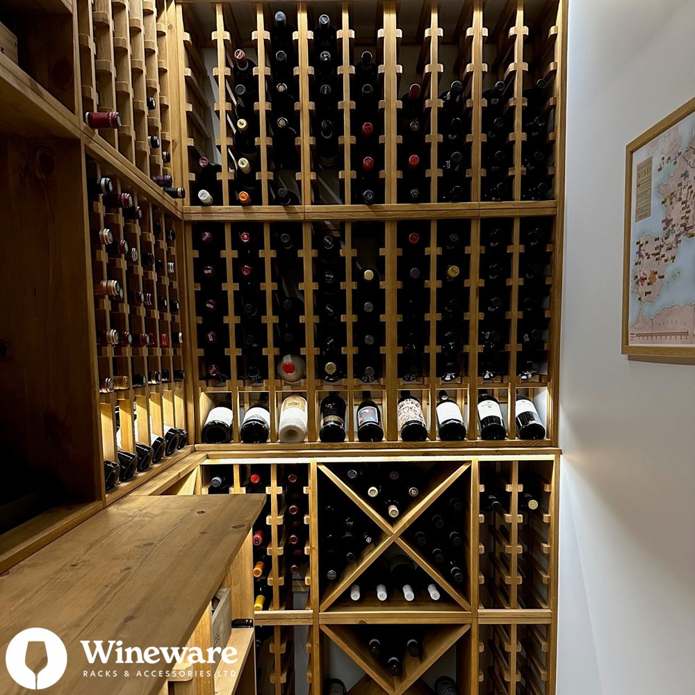 Another happy customer, check out this stunning L-Shaped wine room, now home to over 550+ bottles in Beckenham, Kent.

Are you interested in a room like this for your home? See our website for more details.

wineware.co.uk/wine-racks/bes…