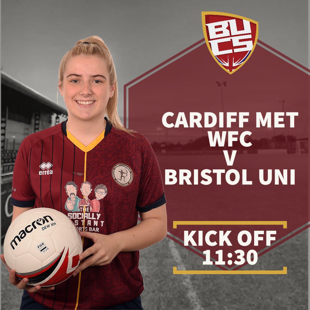 CardiffMetWFC's tweet photo. ITS GAME DAY X3!!!

We have 3 games for you to enjoy today at Cyncoed Campus. 

11:30 - Cardiff Met 2's v Bristol 3's
13:45 - Cardiff Met 1's v Essex 1's

20:00 - Cardiff Met v Aberystwyth Town WFC

Head over to the football 3G for all the action 🏹

#ArcherFamily #UptheMet https://t.co/8wqPCjXA7Y
