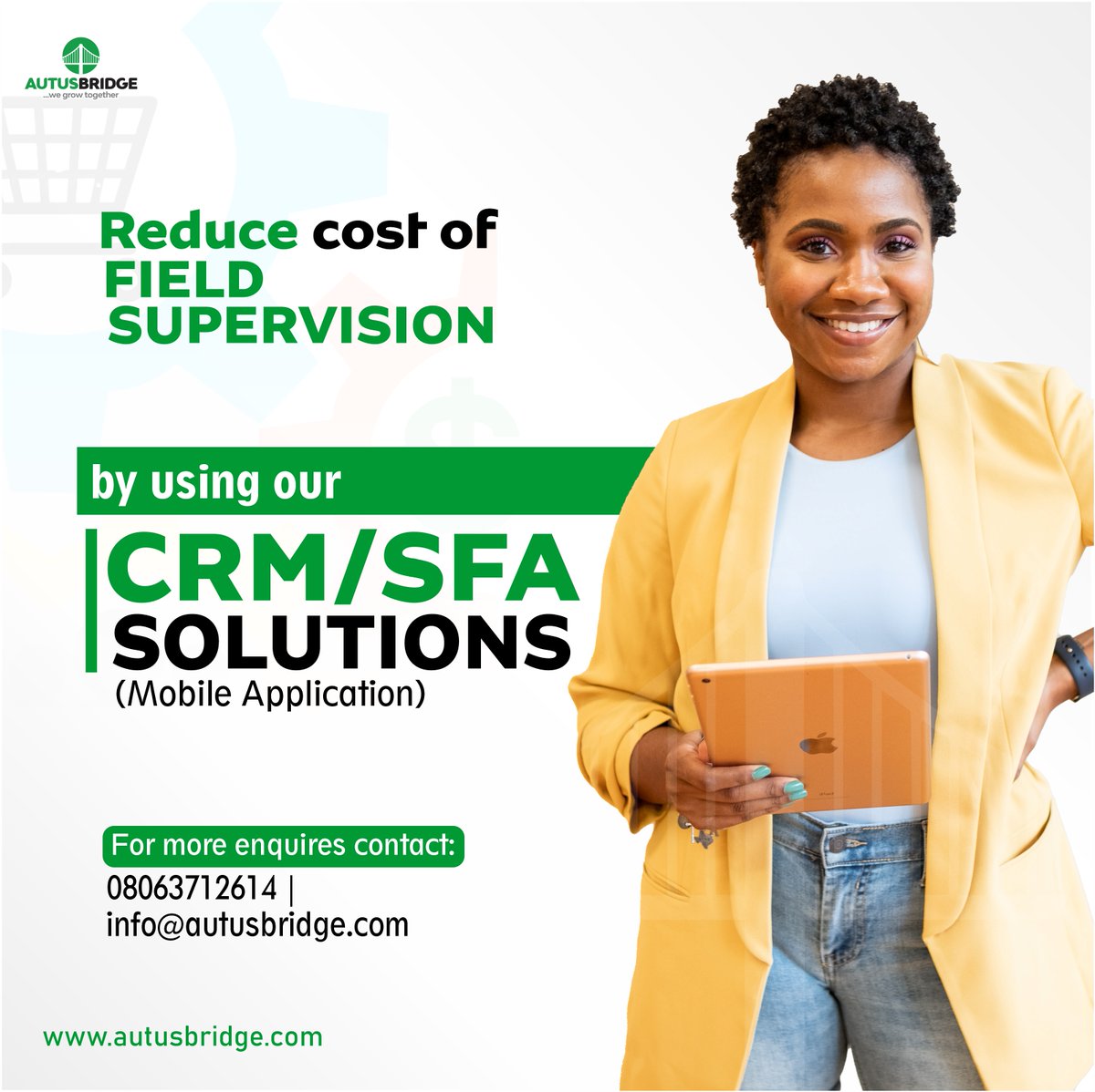 AutusBridge's tweet image. Are you ready to supercharge your sales team?
AutusBridge’s Sales Force Automation (SFA) solution is the perfect way to do just that.
#crmsolution #salesforceautomation #sales #salescareer #salesprofession #salestraining #salesjob #career #business #creativity
#Thread