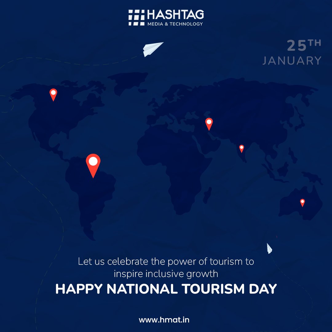 HashtagMediaTe1's tweet photo. This National Tourism Day, rediscover India while putting a smile on the many faces you meet along your journey because when you travel, India moves. Travel, to explore, to know, to learn!
Happy National Tourism Day!
#hashtagmediaandtechnology #digitalmarketing #hmat #travel https://t.co/On1m9FYR15