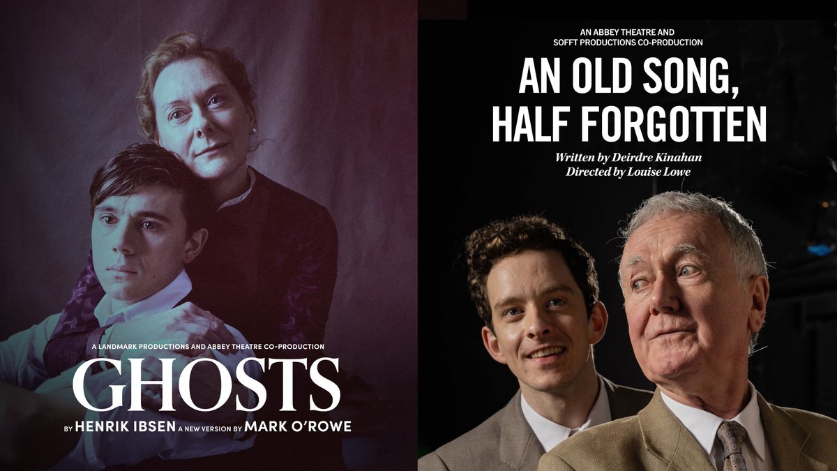 ANNOUNCEMENT 🚨 World premieres from two of Ireland's best-loved playwrights coming to the Abbey stages this Spring 👇 (1/4)