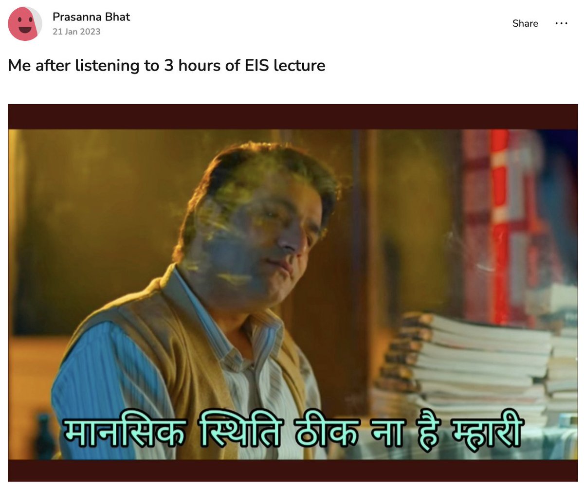 neerajarora91's tweet photo. CA Inter Students after watching EIS lectures.

#castudents #cainter #caintermediate https://t.co/TzofzLcb9z