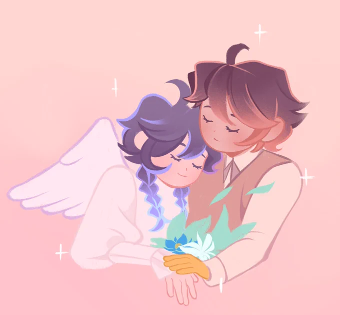 Happy reunion to grandpas #原神#zhongven 